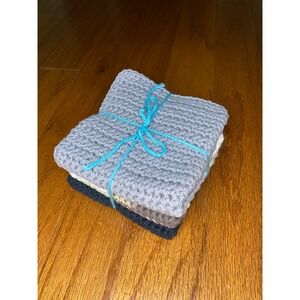 Set of 3 Handmade Crochet Washcloths